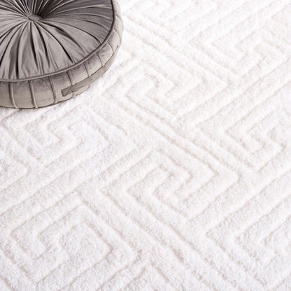 Tapis géométrique SAFAVIEH Tahoe Shag Lisjana de 1,2 pouce d'épaisseur