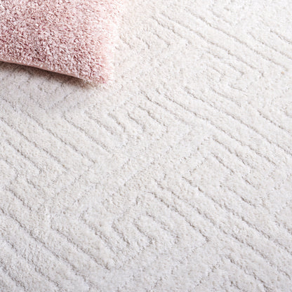 Tapis géométrique SAFAVIEH Tahoe Shag Lisjana de 1,2 pouce d'épaisseur