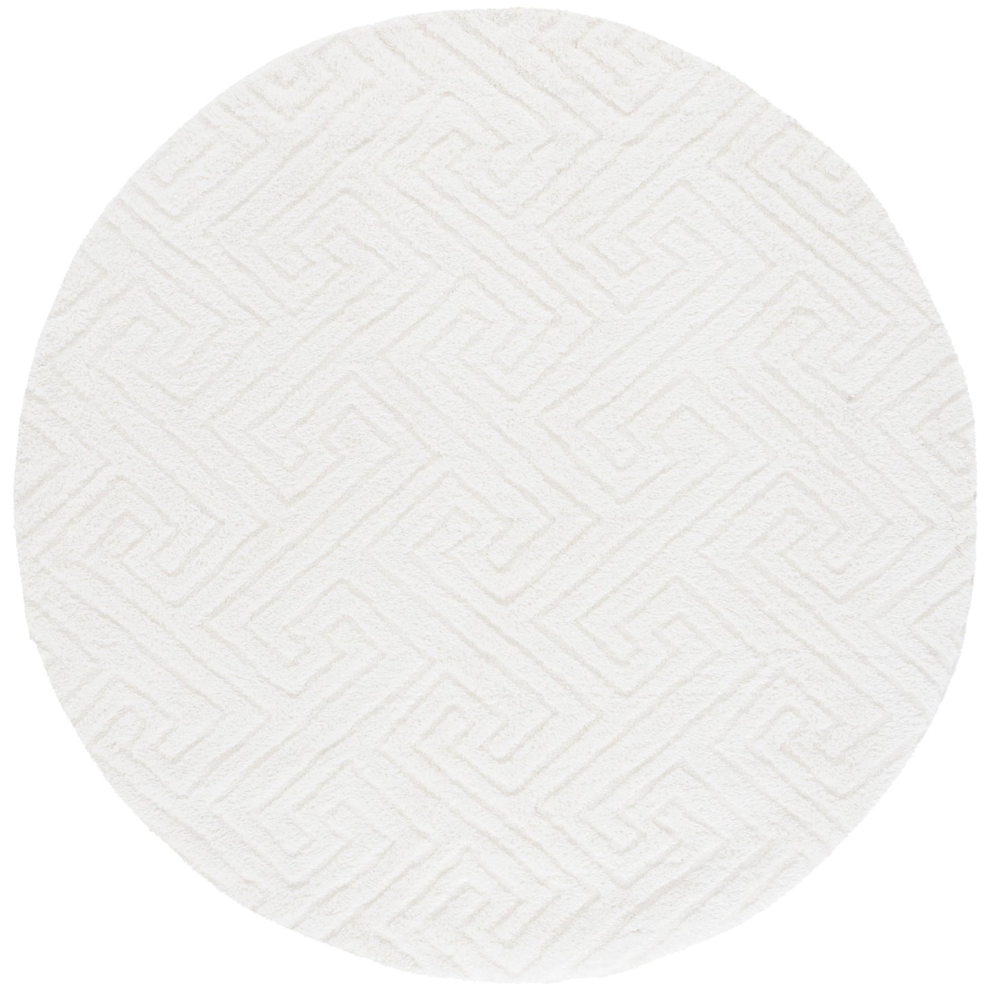 Tapis géométrique SAFAVIEH Tahoe Shag Lisjana de 1,2 pouce d'épaisseur