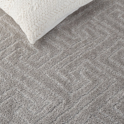 Tapis géométrique SAFAVIEH Tahoe Shag Lisjana de 1,2 pouce d'épaisseur