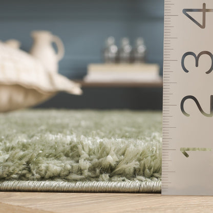 Tapis géométrique SAFAVIEH Tahoe Shag Lisjana de 1,2 pouce d'épaisseur