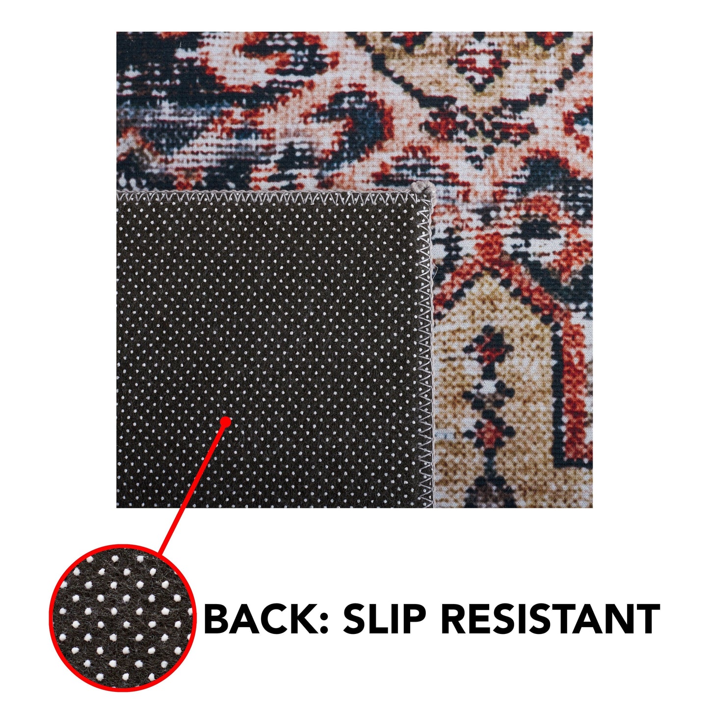 Tapis traditionnel Eldora antidérapant et lavable en machine SAFAVIEH Tucson