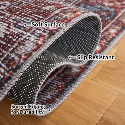 Tapis traditionnel Eldora antidérapant et lavable en machine SAFAVIEH Tucson