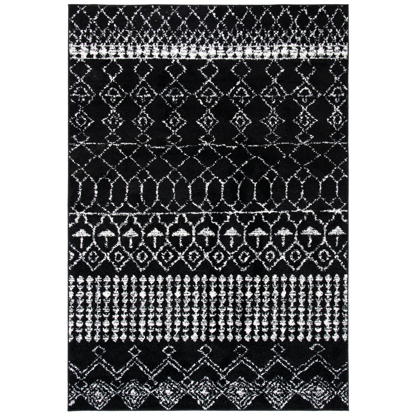 Tapis tribal bohème marocain rustique SAFAVIEH Tulum Ethelyn