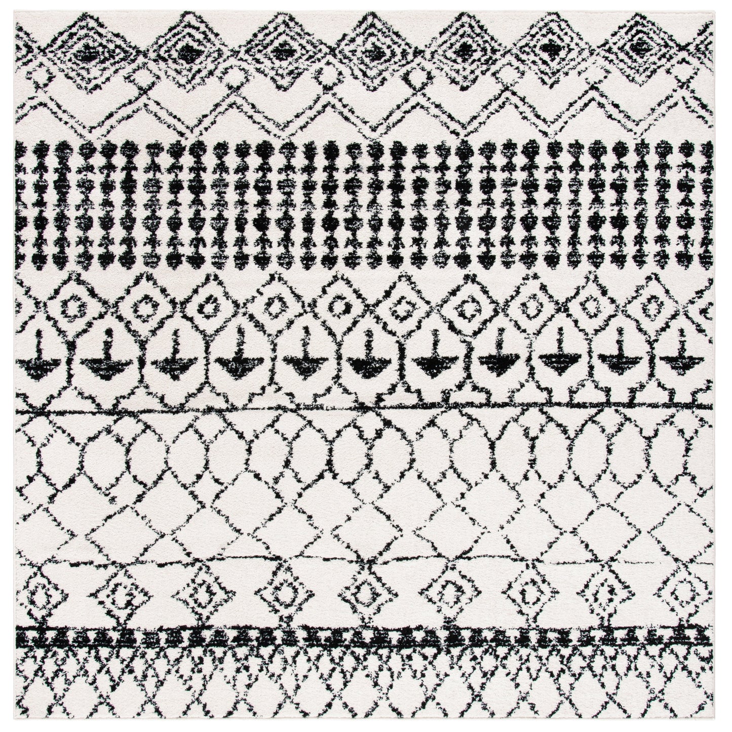 Tapis tribal bohème marocain rustique SAFAVIEH Tulum Ethelyn