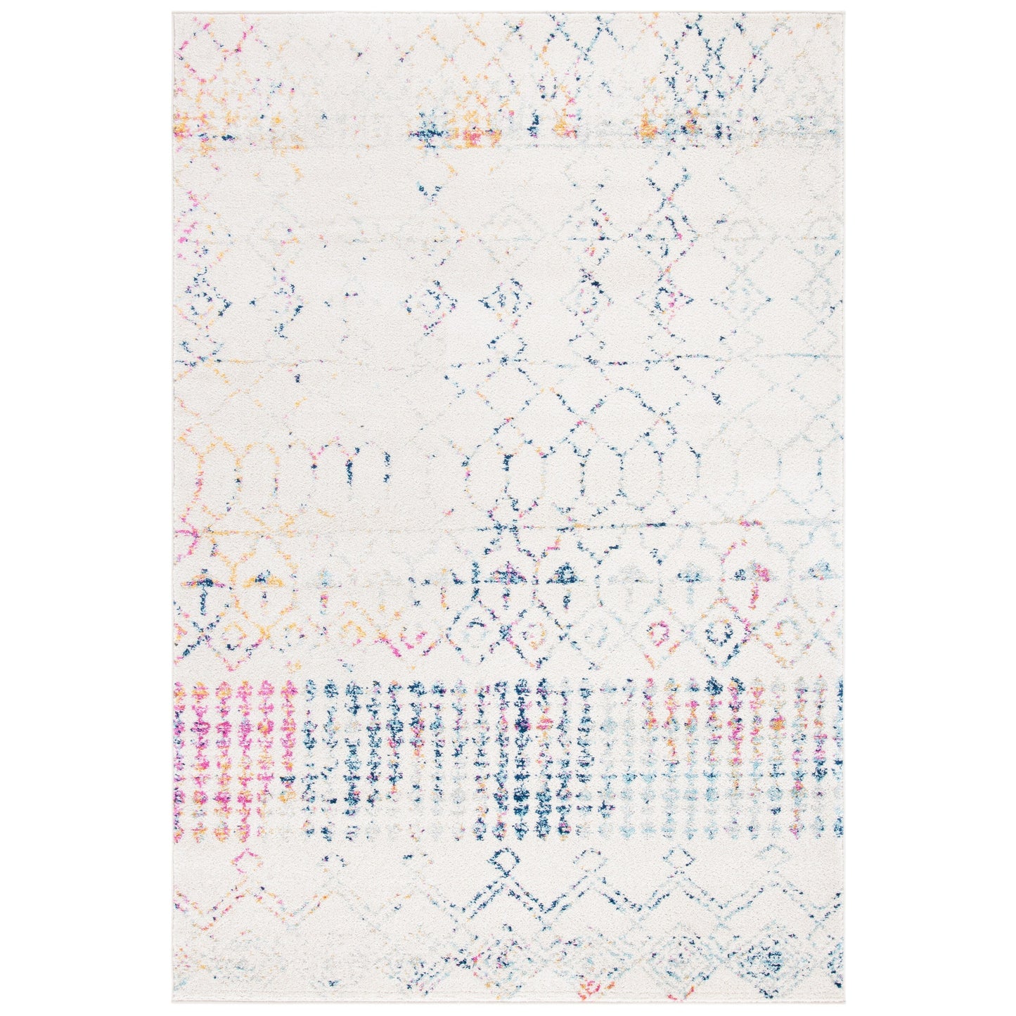 Tapis tribal bohème marocain rustique SAFAVIEH Tulum Ethelyn