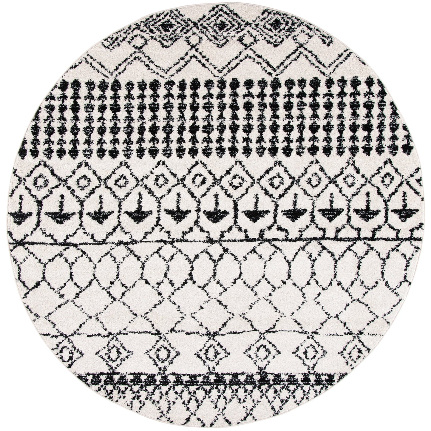 Tapis tribal bohème marocain rustique SAFAVIEH Tulum Ethelyn