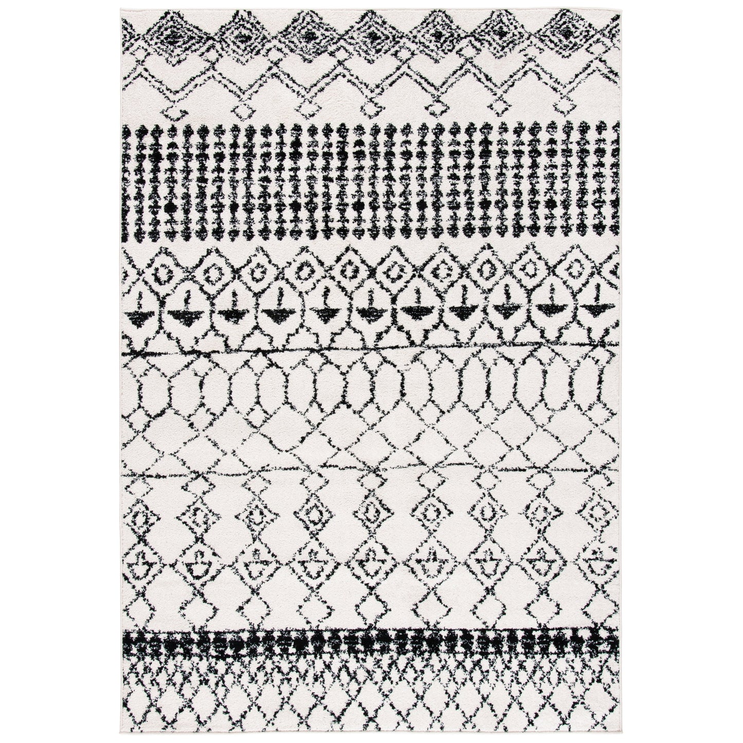 Tapis tribal bohème marocain rustique SAFAVIEH Tulum Ethelyn