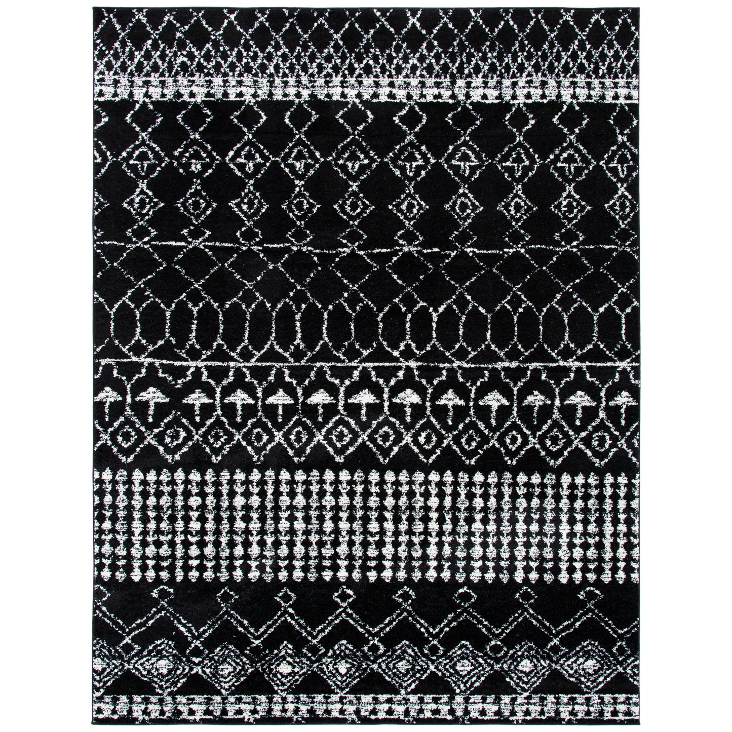 Tapis tribal bohème marocain rustique SAFAVIEH Tulum Ethelyn