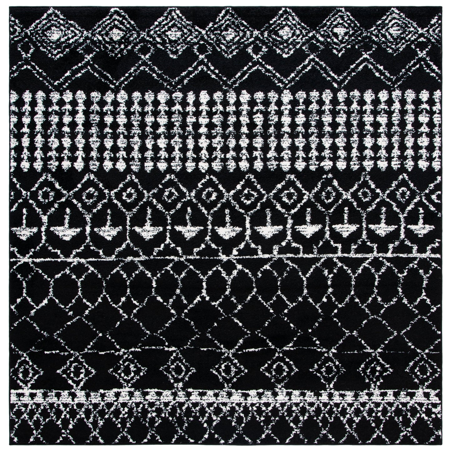 Tapis tribal bohème marocain rustique SAFAVIEH Tulum Ethelyn
