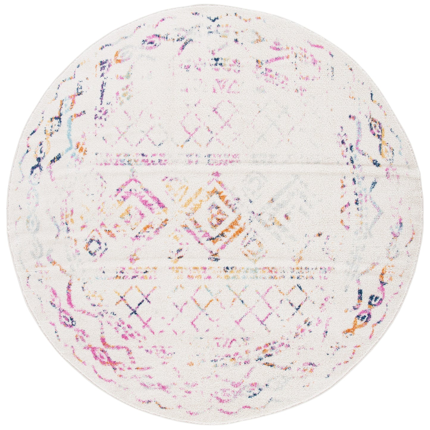 Tapis rustique marocain bohème tribal vieilli SAFAVIEH Tulum Hinnertje