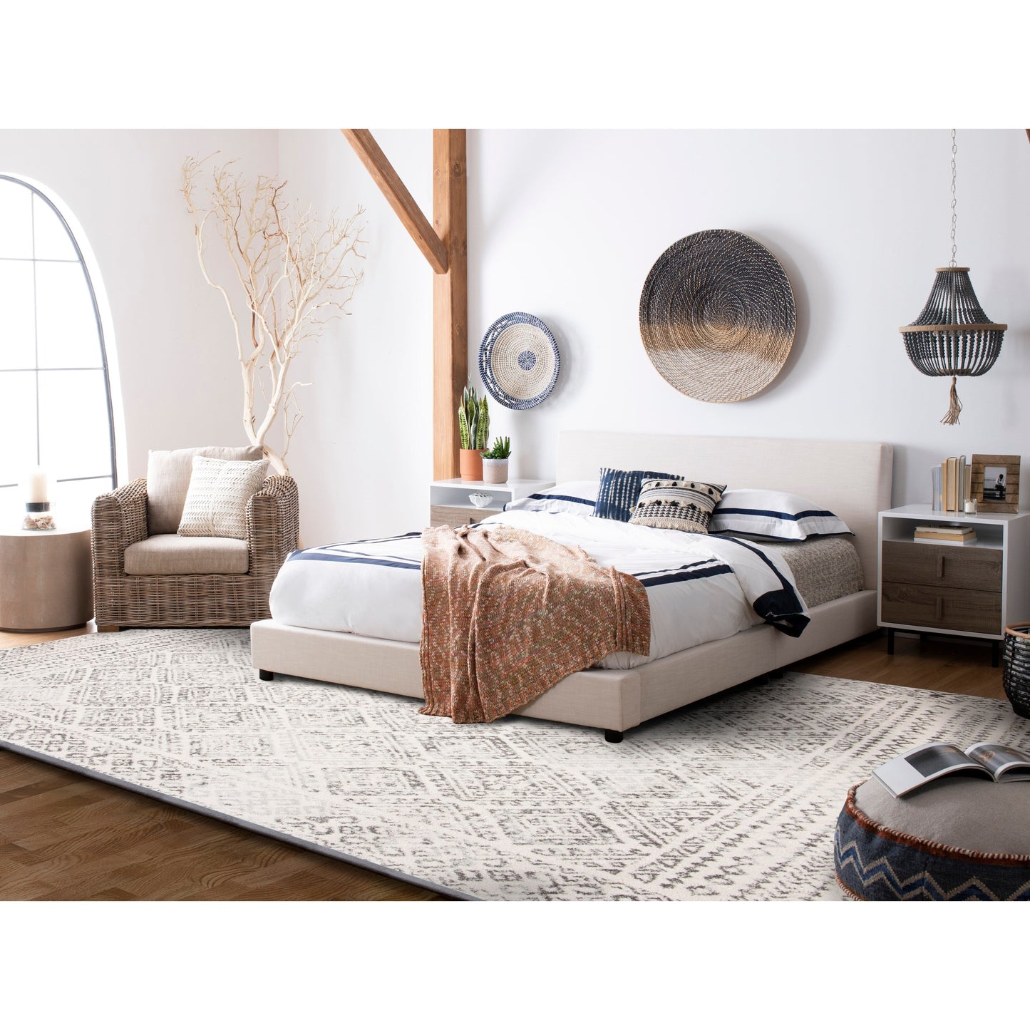 Tapis bohème marocain rustique SAFAVIEH Tulum Phebe