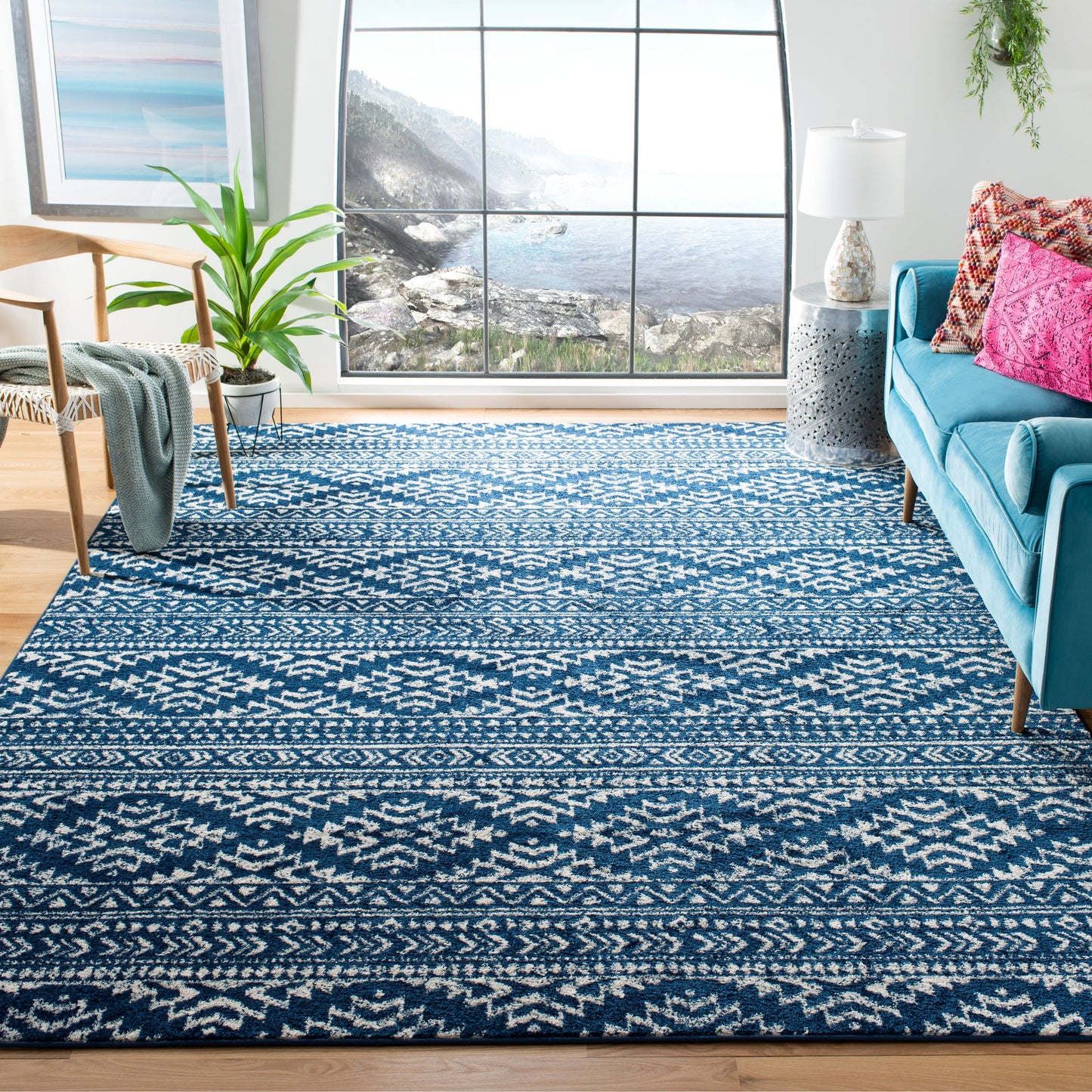 Tapis marocain bohème chic SAFAVIEH Tulum Vetuta
