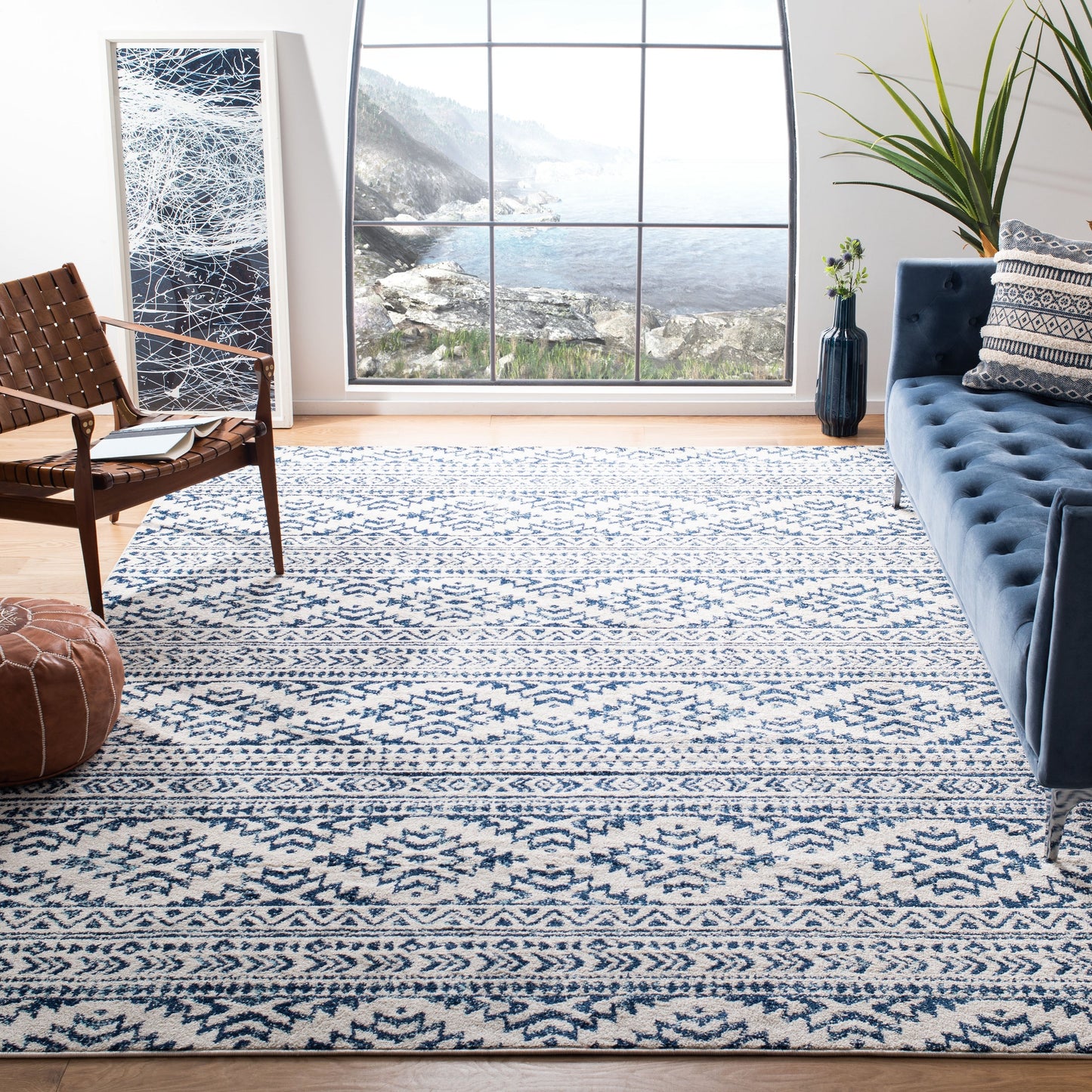 Tapis marocain bohème chic SAFAVIEH Tulum Vetuta