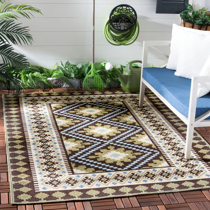 Tapis de jardin imperméable pour intérieur/extérieur SAFAVIEH Veranda Rita