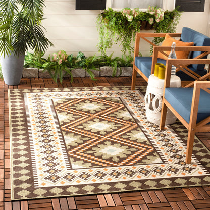 Tapis de jardin imperméable pour intérieur/extérieur SAFAVIEH Veranda Rita