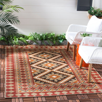 Tapis de jardin imperméable pour intérieur/extérieur SAFAVIEH Veranda Rita