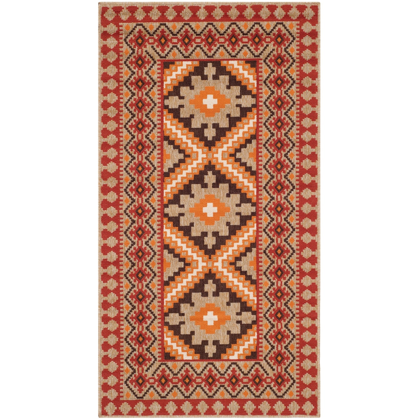 Tapis de jardin imperméable pour intérieur/extérieur SAFAVIEH Veranda Rita
