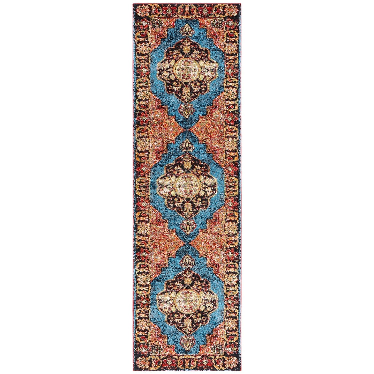 Tapis oriental vintage SAFAVIEH Hamadan Ismay vieilli
