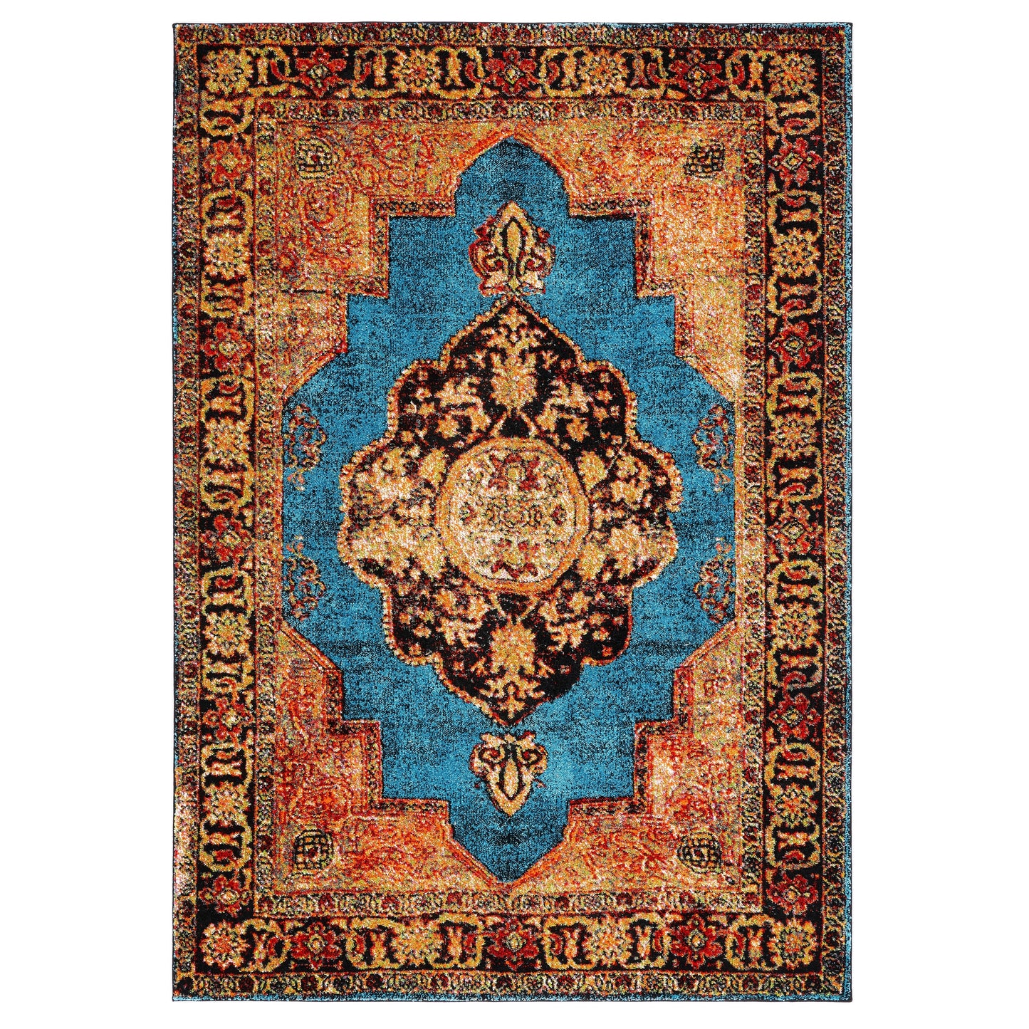 Tapis oriental vintage SAFAVIEH Hamadan Ismay vieilli
