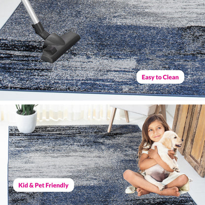 SAFAVIEH, Tapis abstrait moderne Adirondack Allegonda