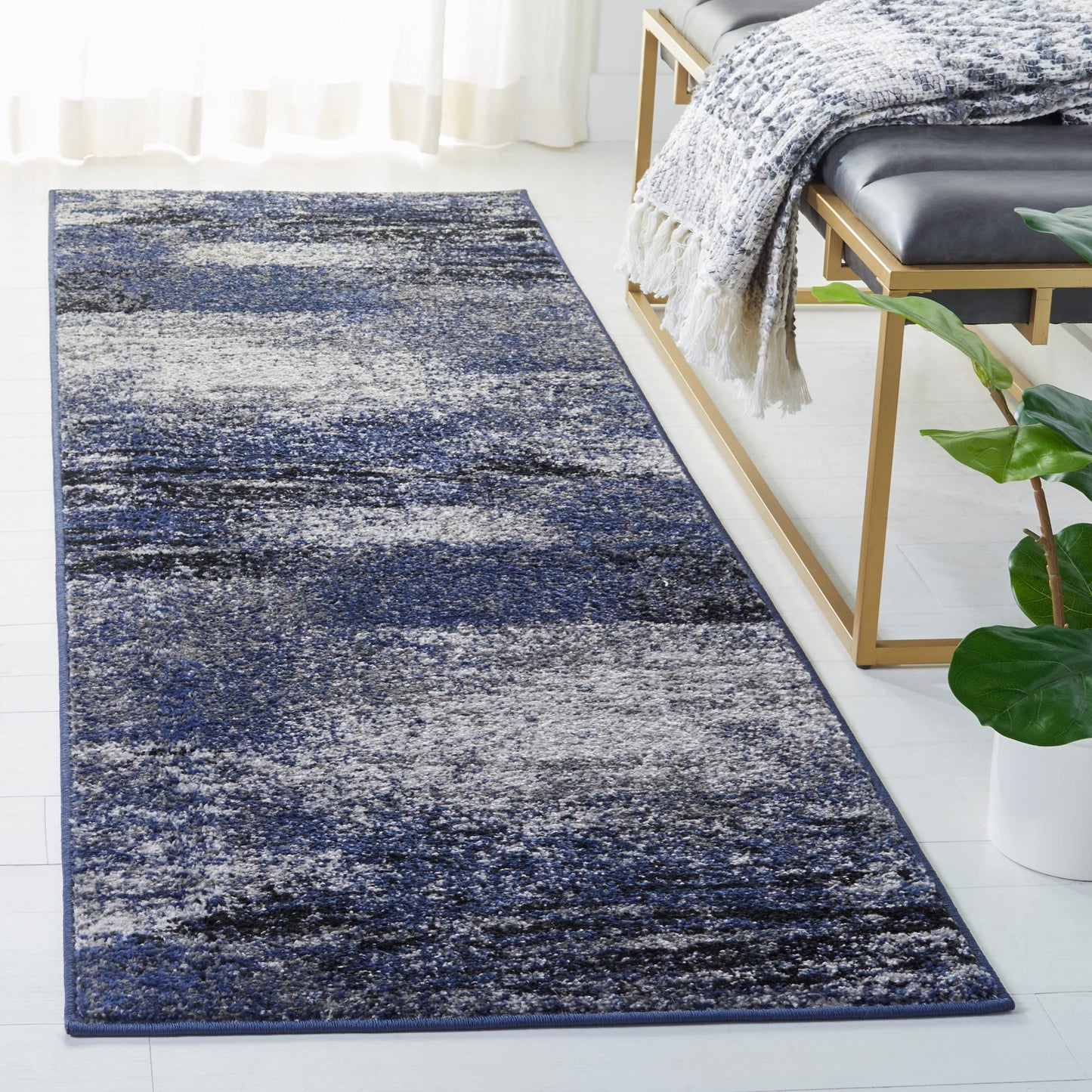 SAFAVIEH, Tapis abstrait moderne Adirondack Allegonda