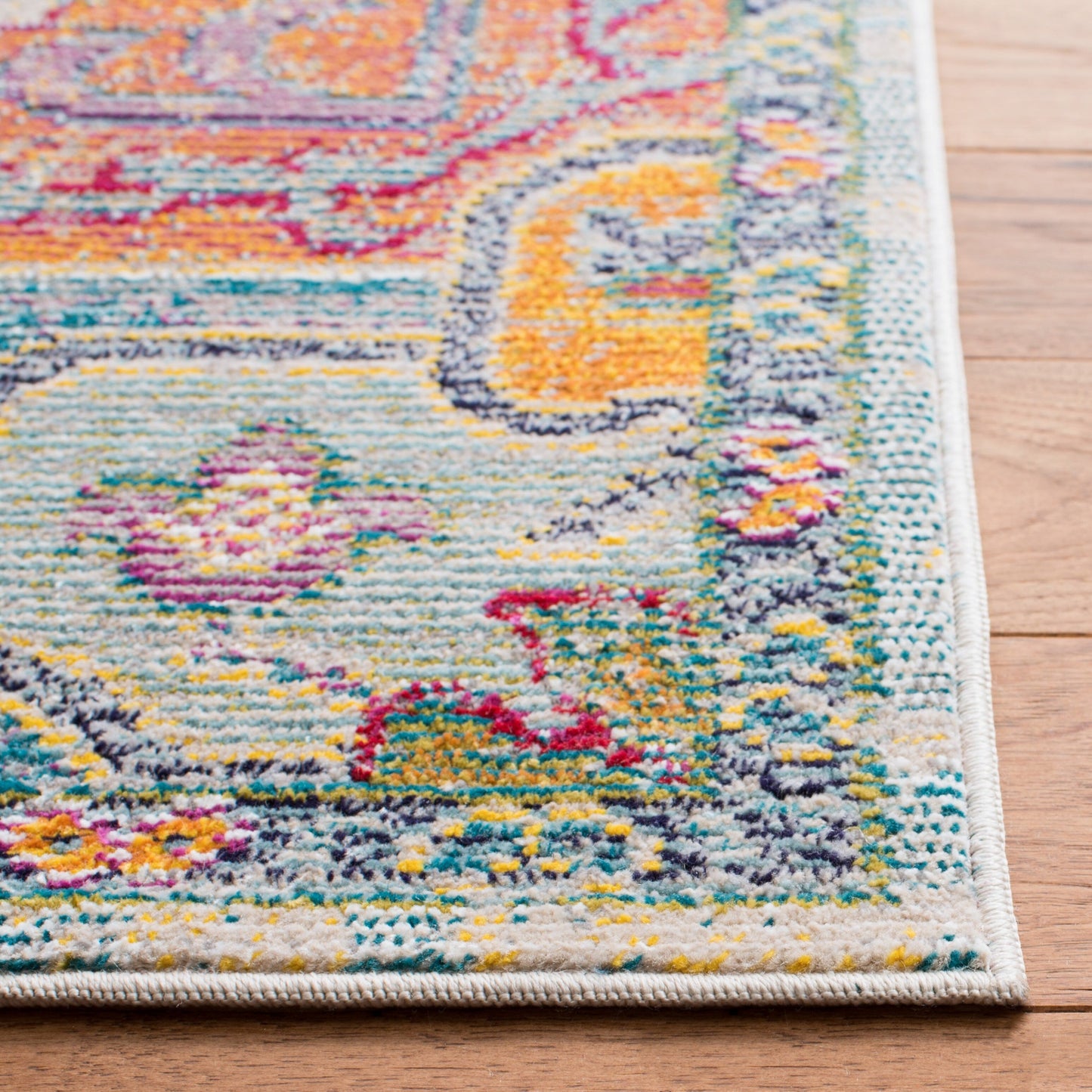 SAFAVIEH, Tapis Médaillon Boho Vintage Crystal Naimat