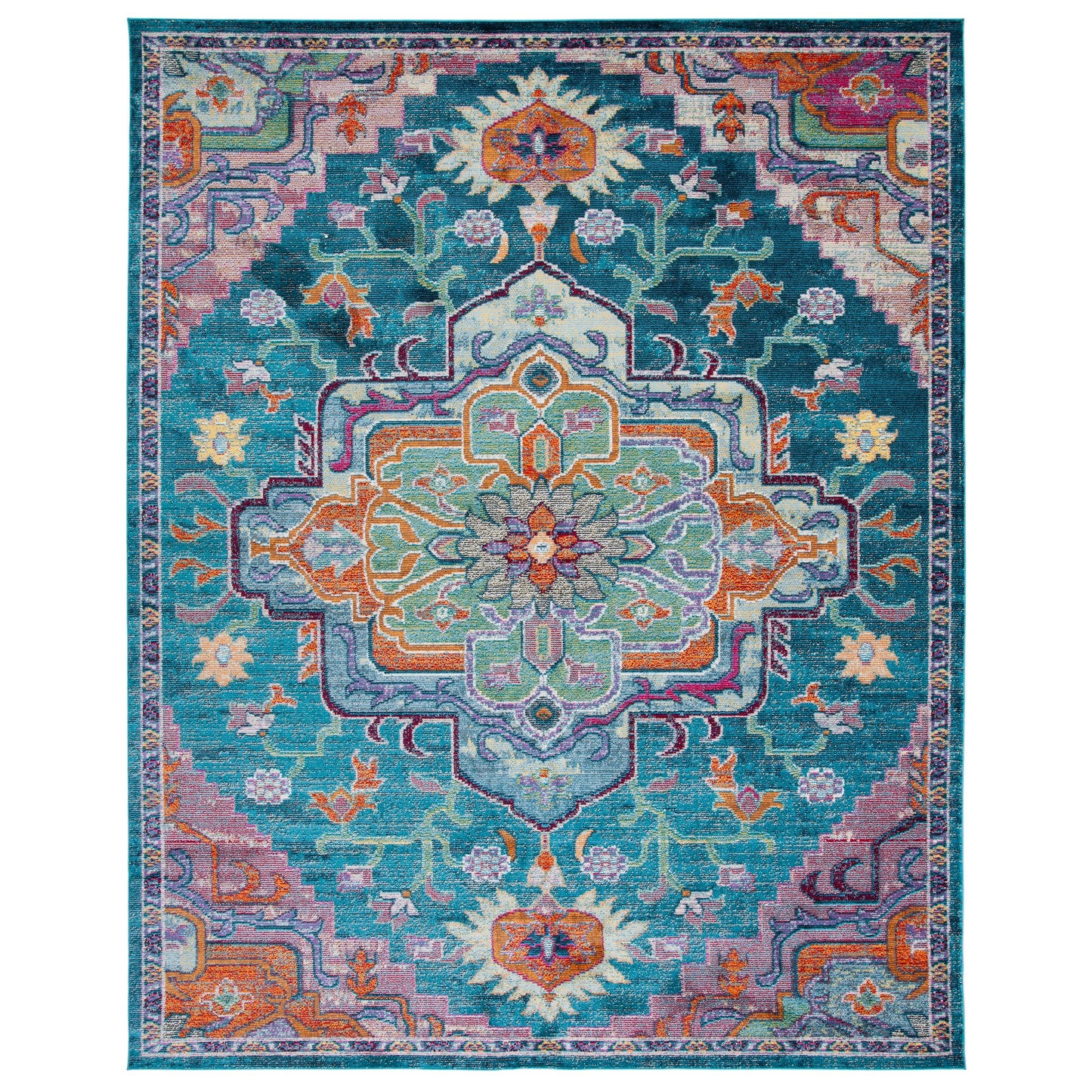 SAFAVIEH, Tapis Médaillon Boho Vintage Crystal Naimat