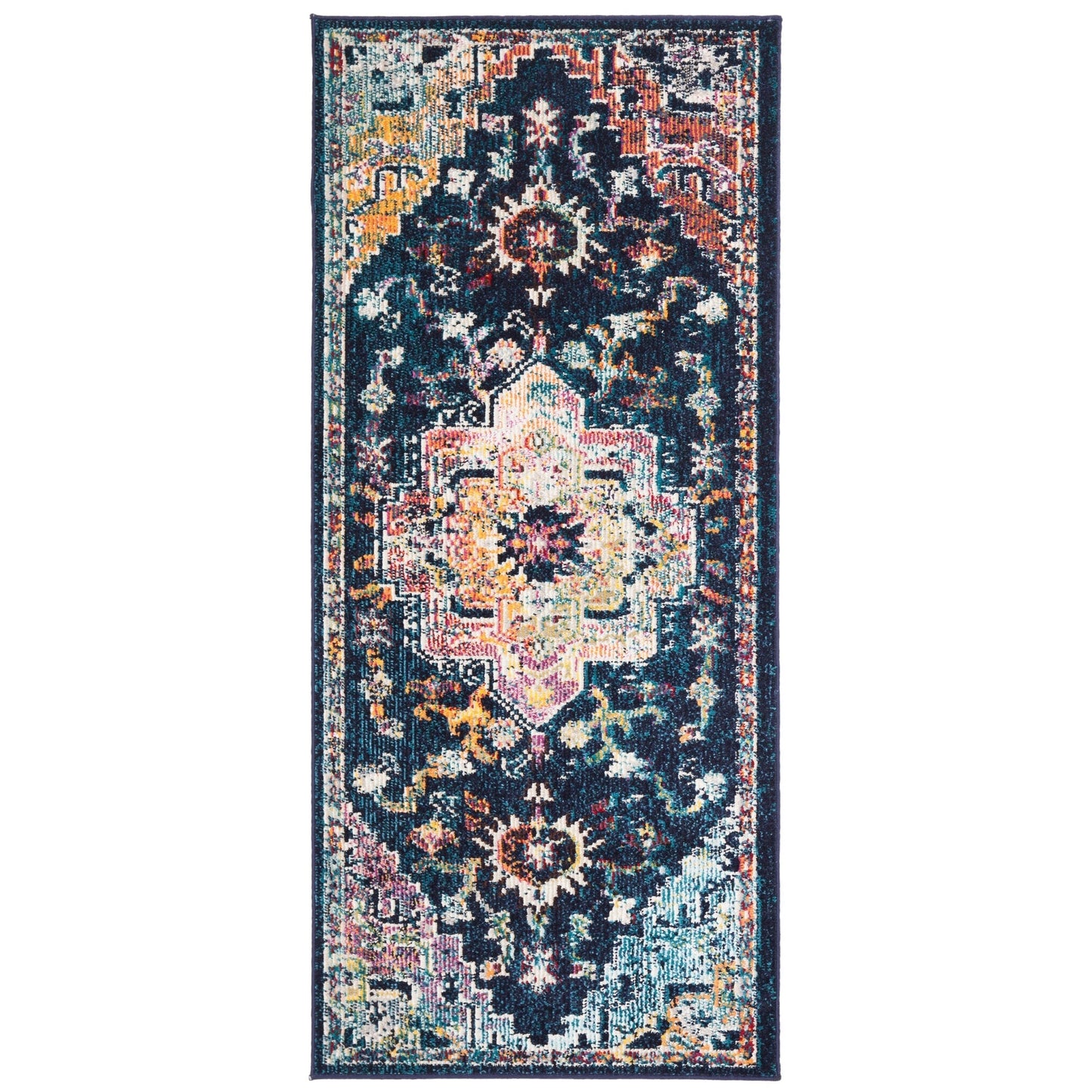 SAFAVIEH, Tapis Médaillon Boho Vintage Crystal Naimat