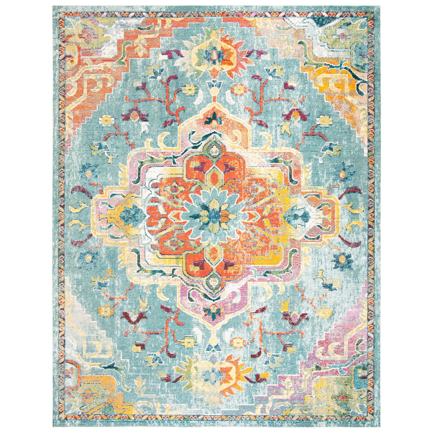 SAFAVIEH, Tapis Médaillon Boho Vintage Crystal Naimat