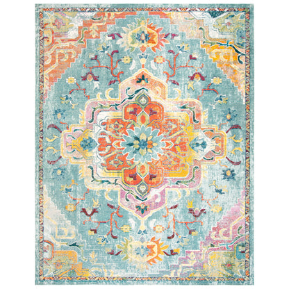 SAFAVIEH, Tapis Médaillon Boho Vintage Crystal Naimat