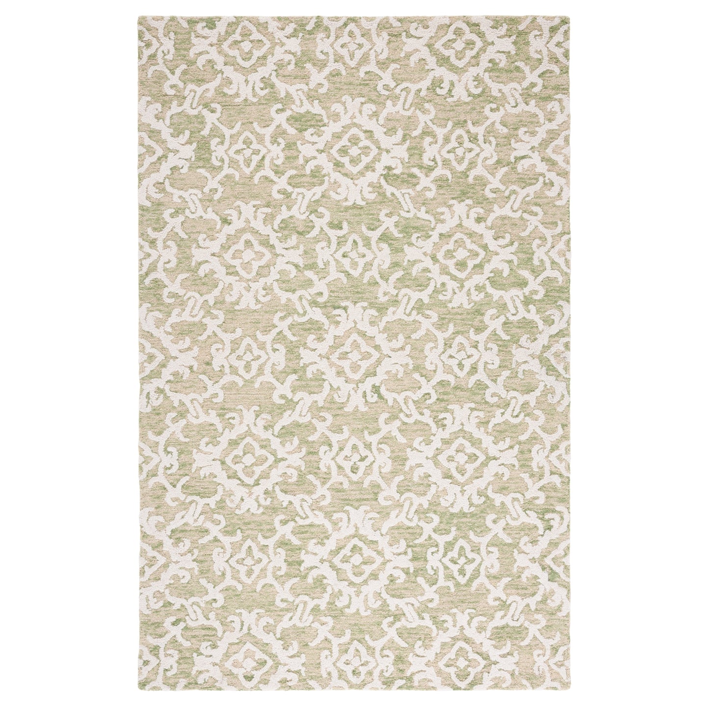 SAFAVIEH, Tapis en laine floral moderne Vesela fait main