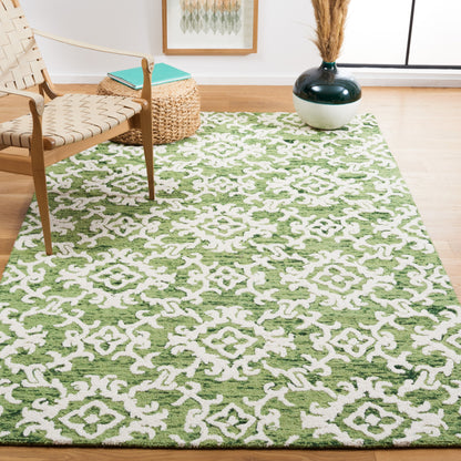 SAFAVIEH, Tapis en laine floral moderne Vesela fait main