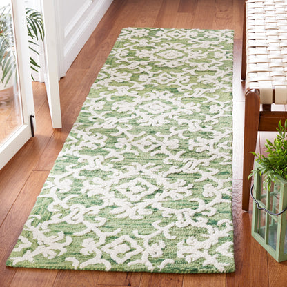 SAFAVIEH, Tapis en laine floral moderne Vesela fait main