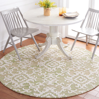 SAFAVIEH, Tapis en laine floral moderne Vesela fait main
