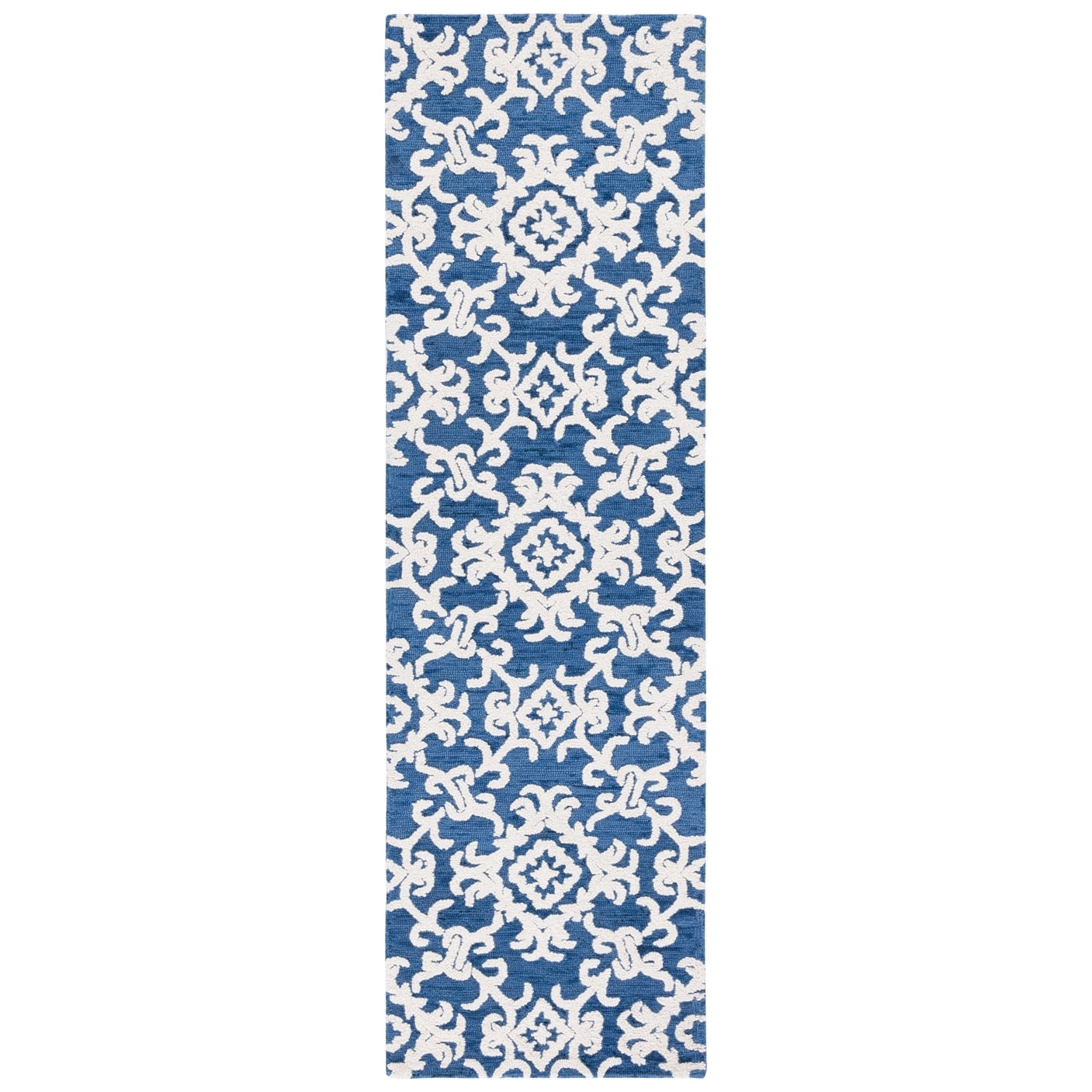 SAFAVIEH, Tapis en laine floral moderne Vesela fait main