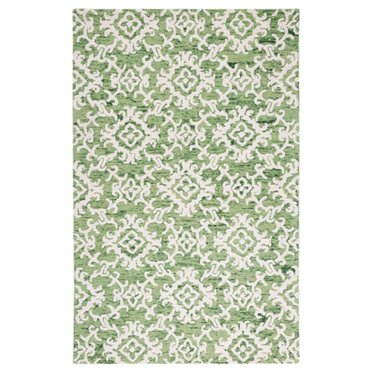 SAFAVIEH, Tapis en laine floral moderne Vesela fait main