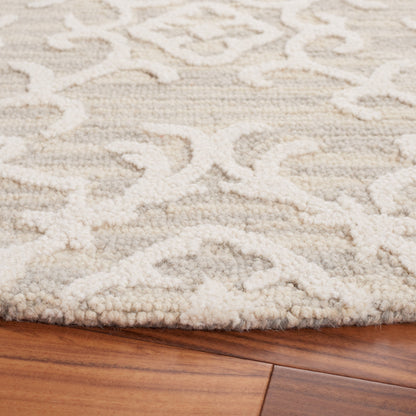 SAFAVIEH, Tapis en laine floral moderne Vesela fait main