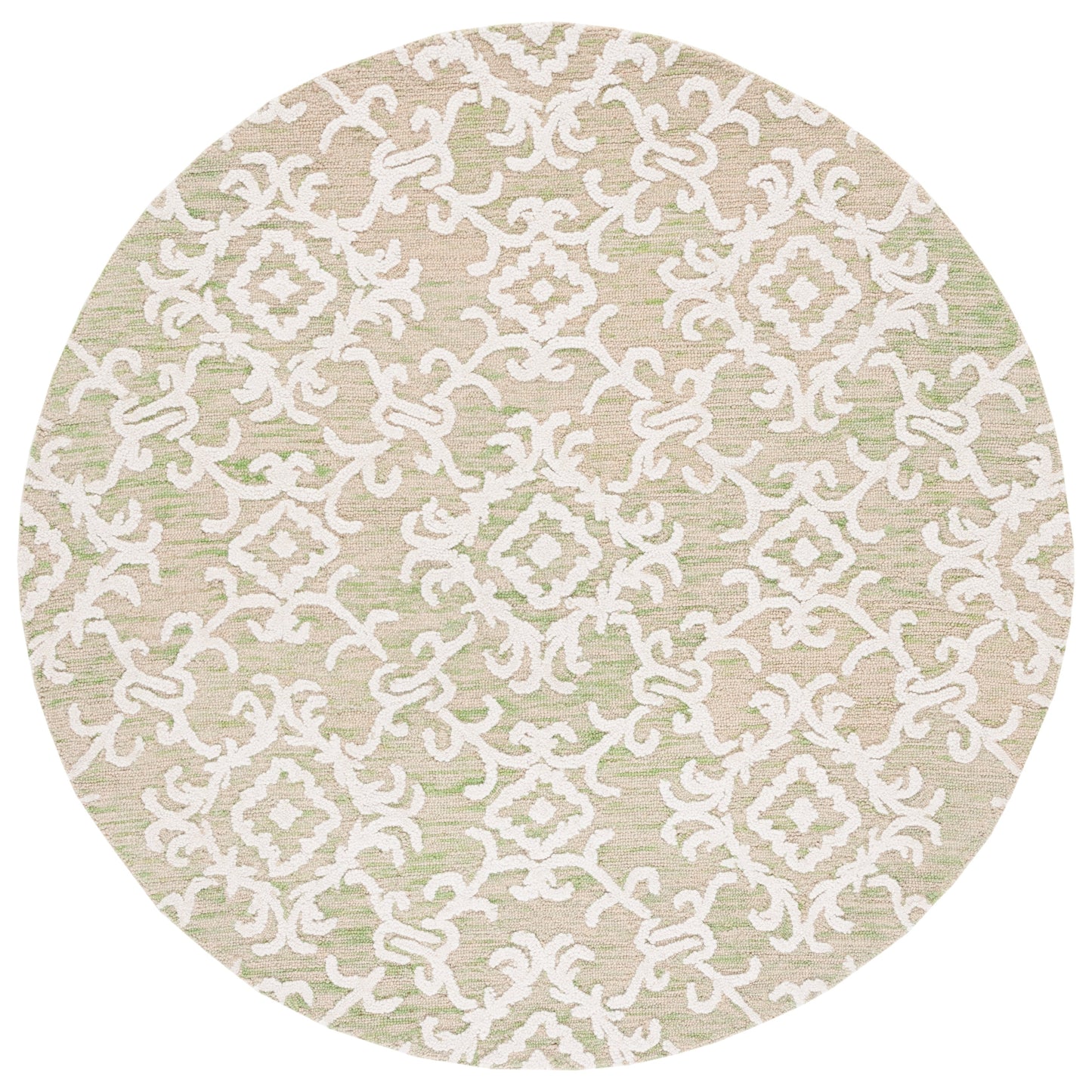 SAFAVIEH, Tapis en laine floral moderne Vesela fait main