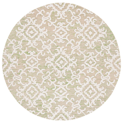 SAFAVIEH, Tapis en laine floral moderne Vesela fait main