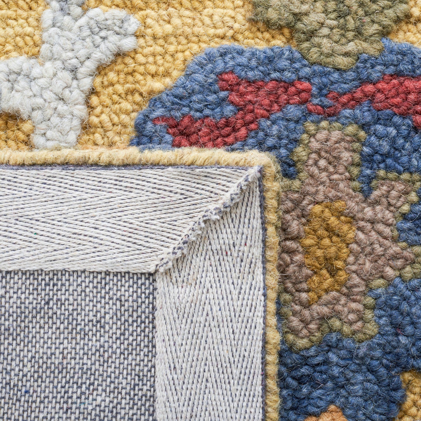 SAFAVIEH, Tapis de campagne français en laine fait main Marietje Blossom