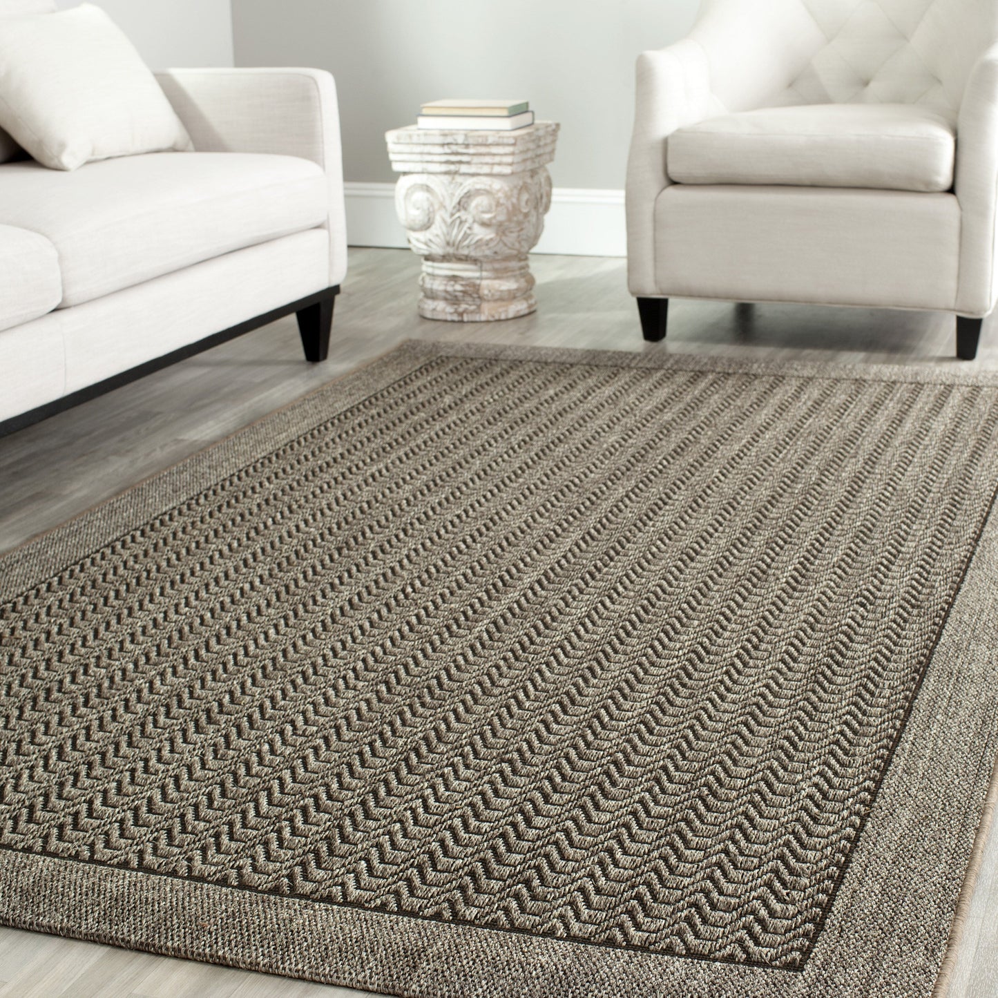 SAFAVIEH, Tapis en sisal moderne nacré Palm Beach