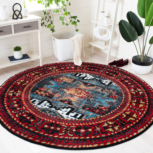 SAFAVIEH, Tapis Oriental Vintage Hamadan Lilla en détresse