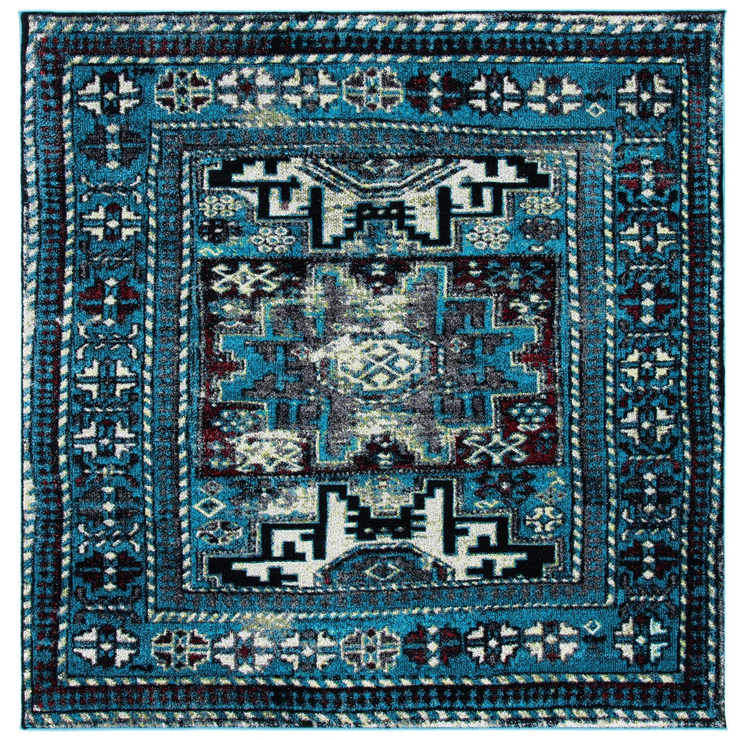 SAFAVIEH, Tapis Oriental Vintage Hamadan Lilla en détresse
