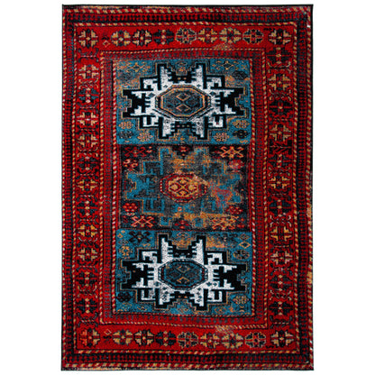 SAFAVIEH, Tapis Oriental Vintage Hamadan Lilla en détresse