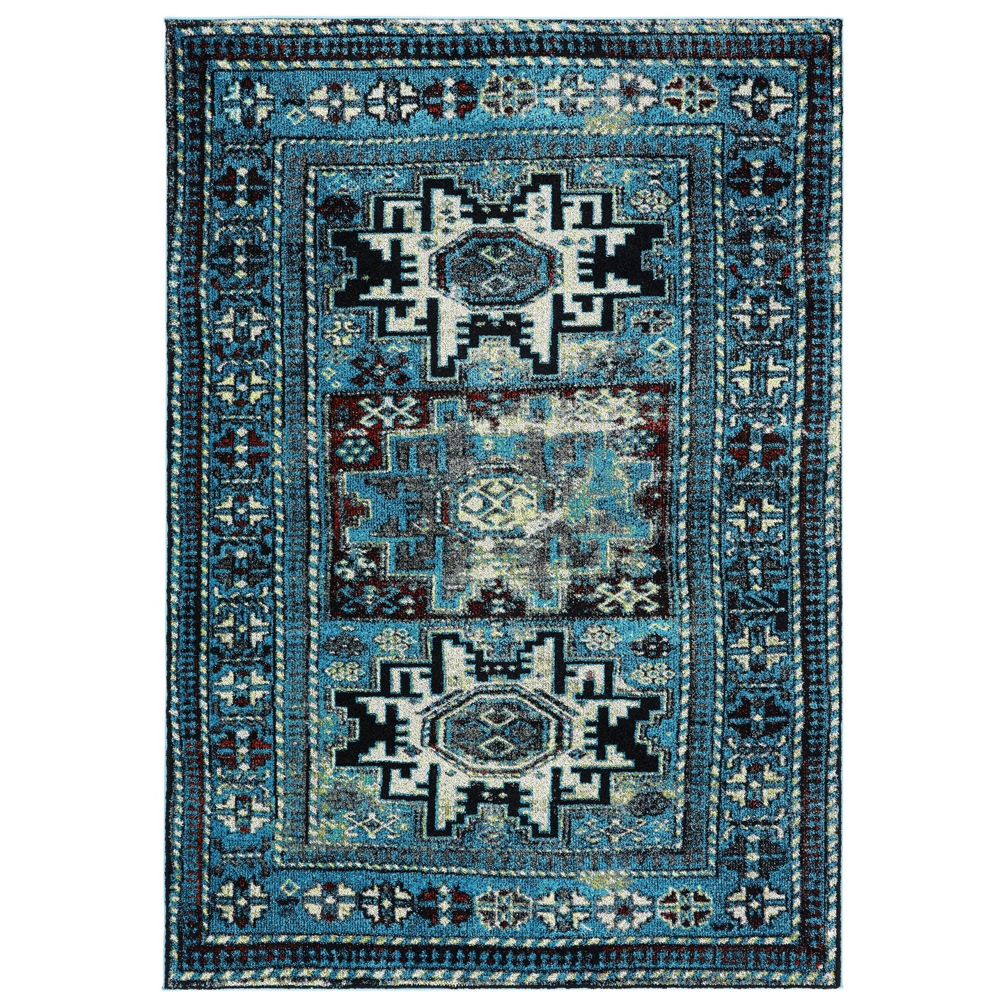 SAFAVIEH, Tapis Oriental Vintage Hamadan Lilla en détresse