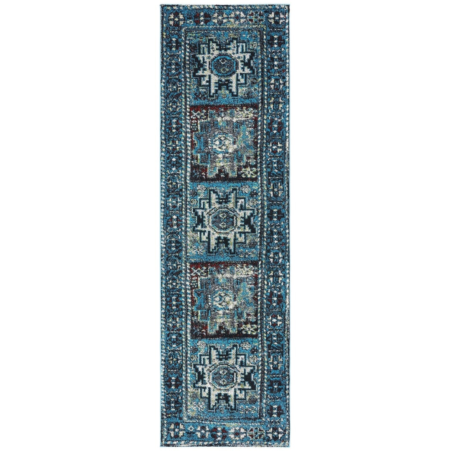 SAFAVIEH, Tapis Oriental Vintage Hamadan Lilla en détresse