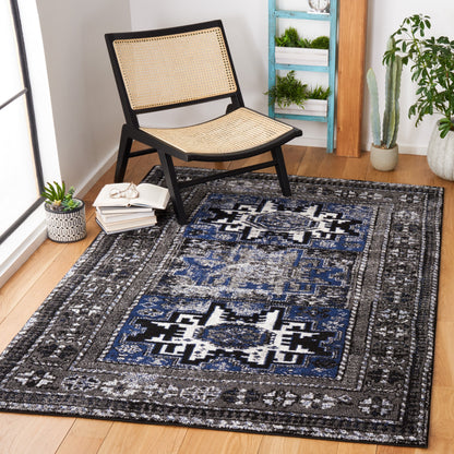 SAFAVIEH, Tapis Oriental Vintage Hamadan Lilla en détresse