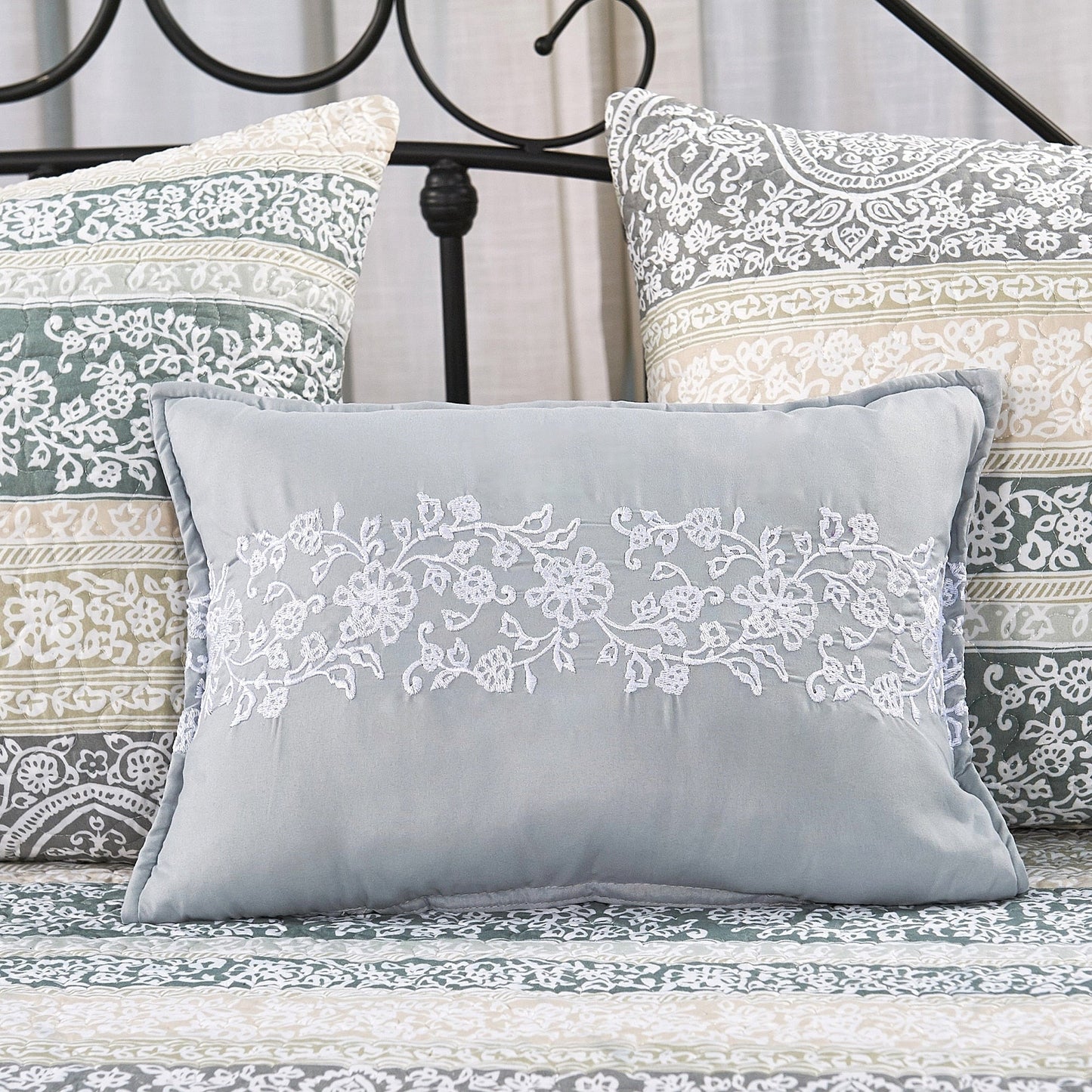 Serenta Ensemble couvre-lit 6 pièces en coton mélangé - 75 x 39