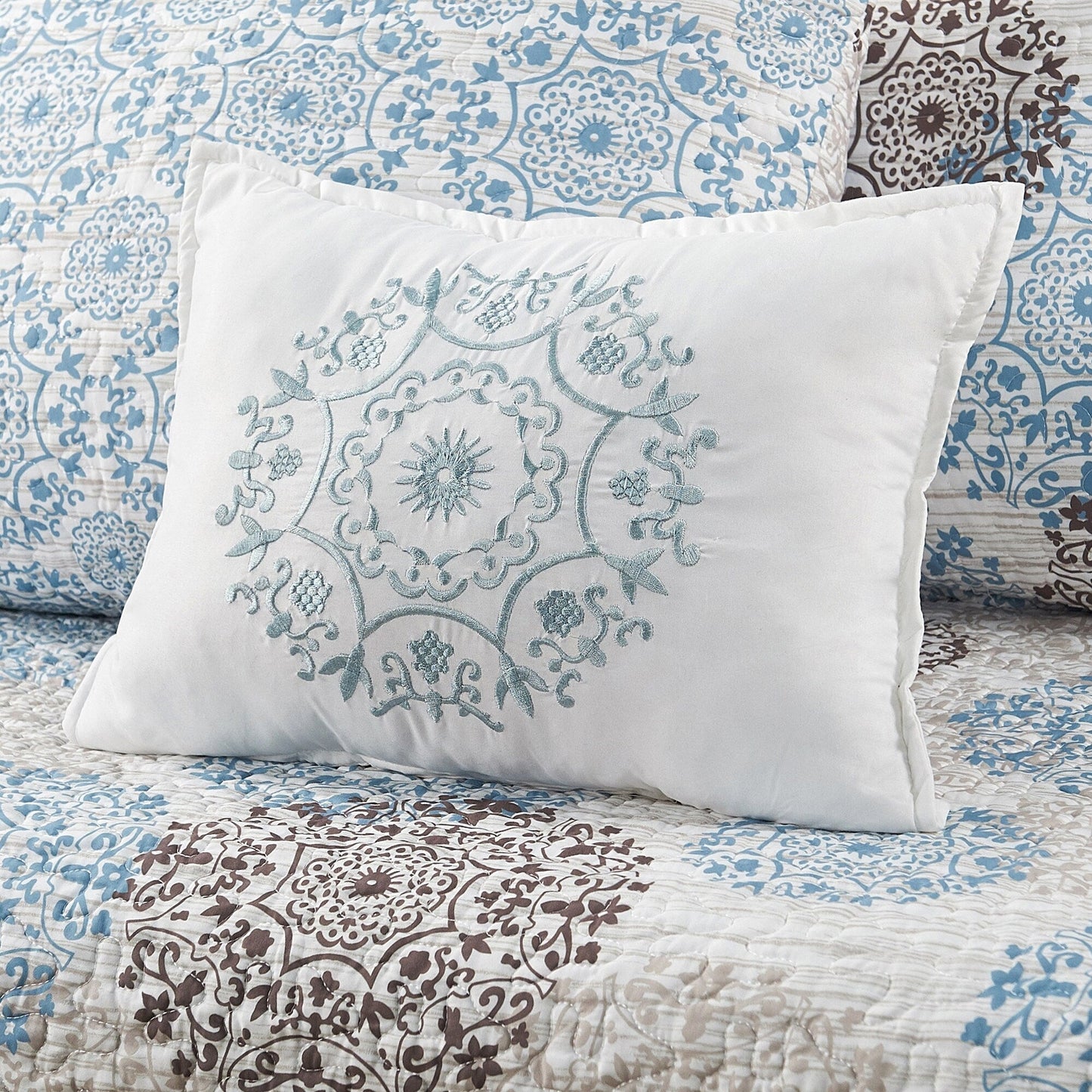 Serenta Ensemble couvre-lit 6 pièces en coton mélangé - 75 x 39